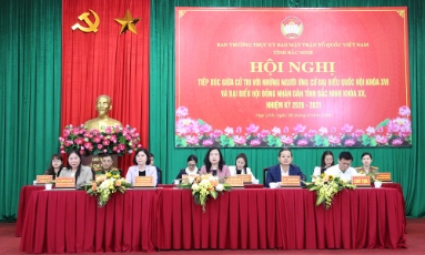   Ứng cử viên đại biểu Quốc hội và HĐND tỉnh tiếp xúc cử tri tại đơn vị bầu cử số 4, số 11 và số 14